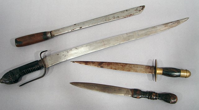 Appraisal: Group of knives brought home as souvenirs from the Philippine