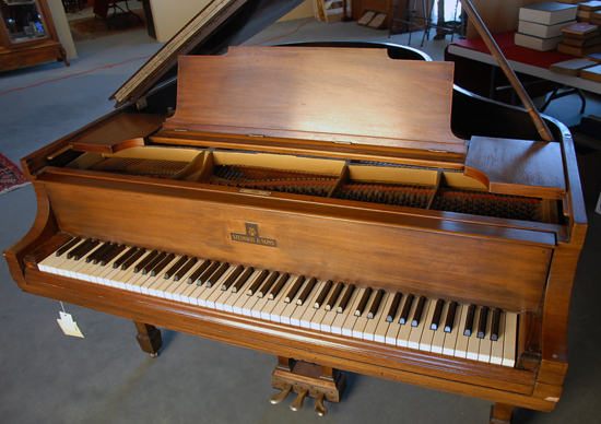 Appraisal: A 's Steinway Baby Grand Piano serial also marked Miniature