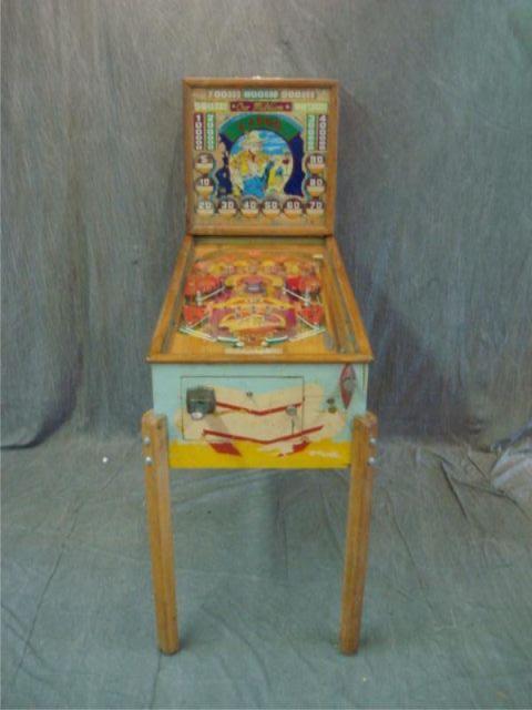 Appraisal: LASSO vintage pinball machine Decal on top has wear and