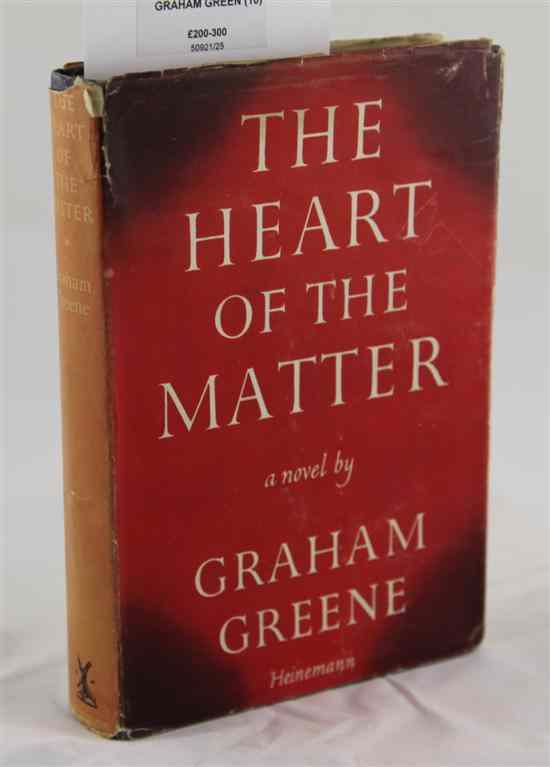 Appraisal: GREENE G THE HEART OF THE MATTER first edition d