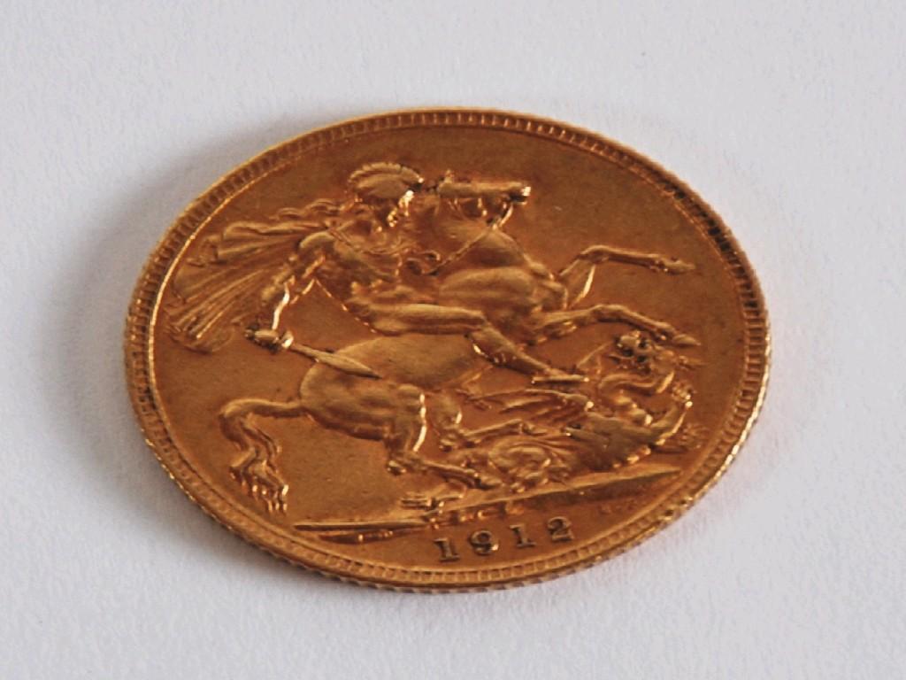 Appraisal: GEORGE V GOLD SOVEREIGN EST -