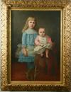 Appraisal: OOC - Victorian portrait of a young girl in a