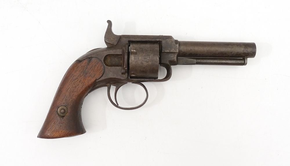 Appraisal: ANTIQUE JAMES WARNER POCKET REVOLVER Serial number shot caliber ''