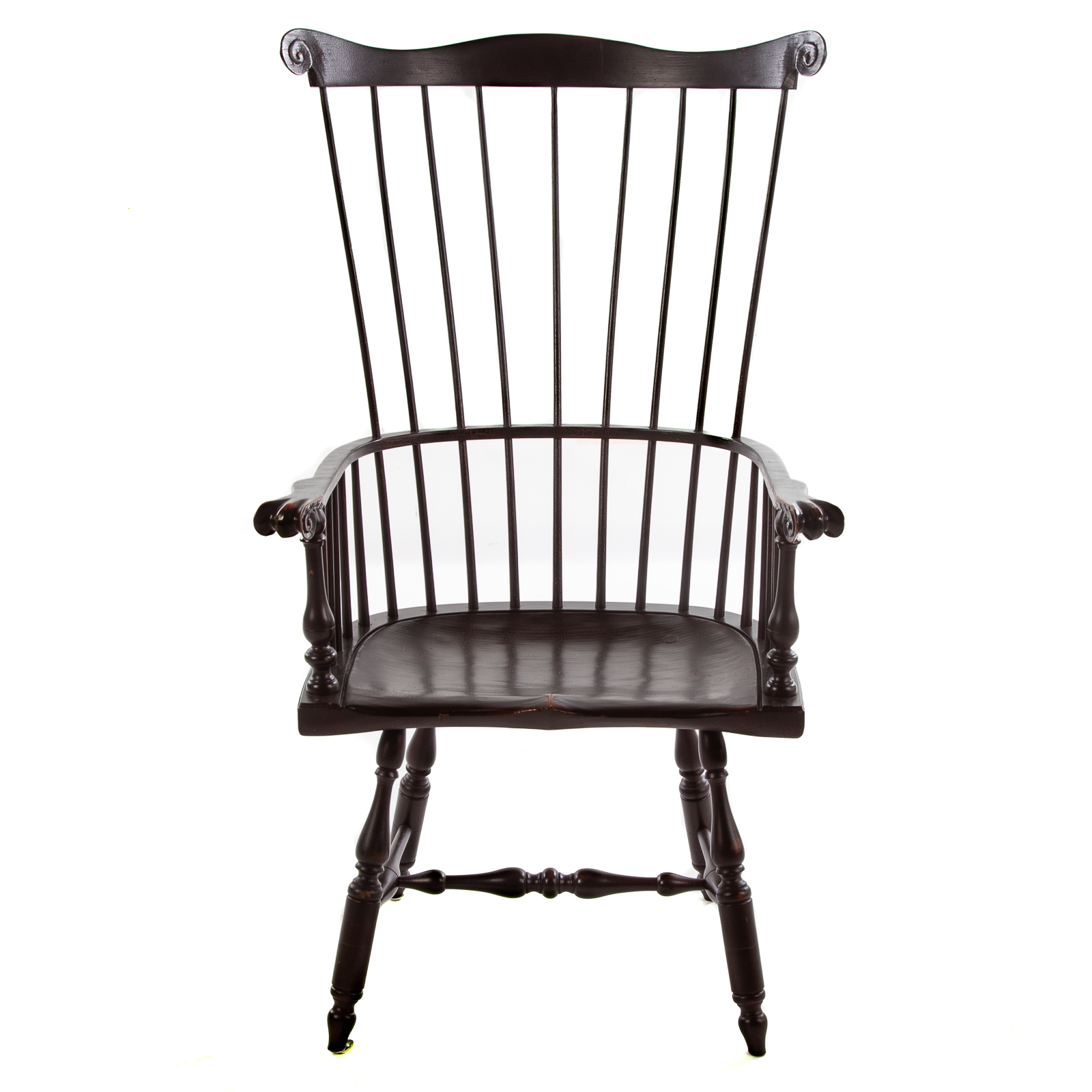 Appraisal: FEDERAL STYLE COMB BACK WINDSOR ARM CHAIR in H in