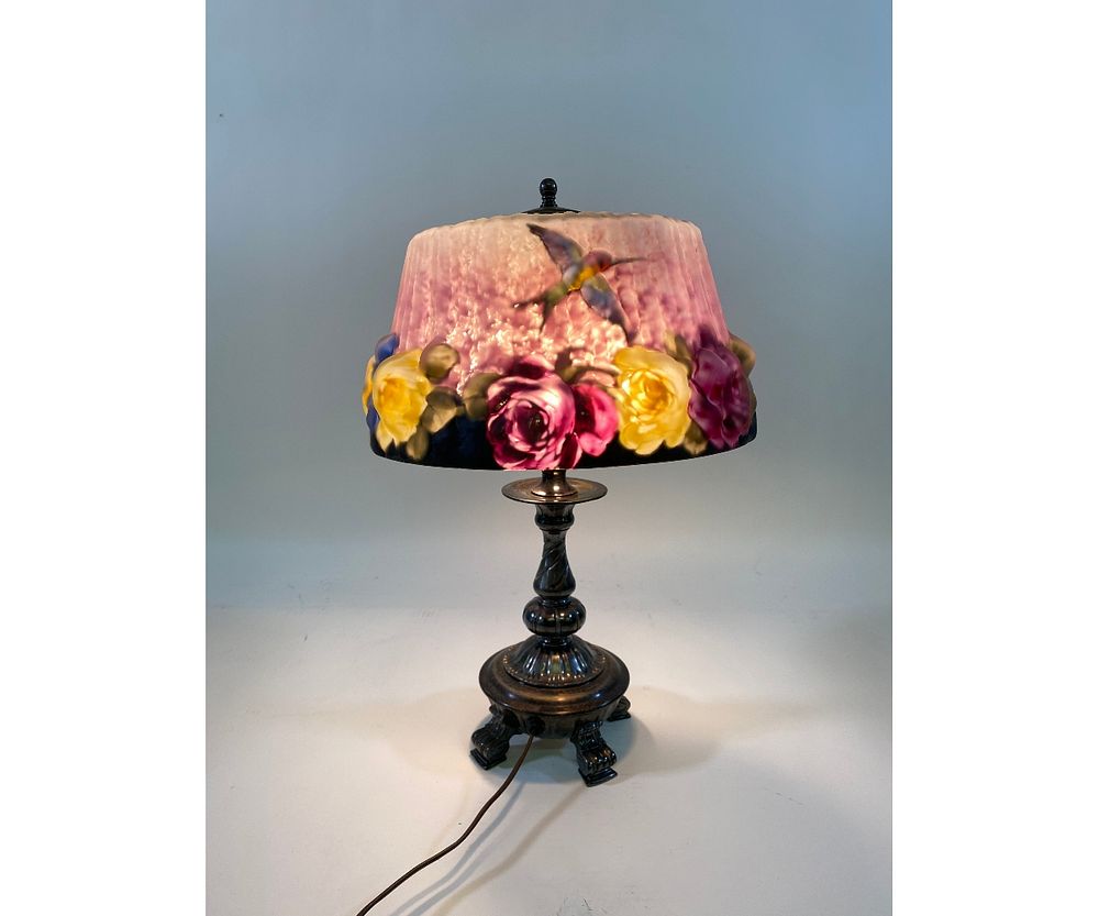 Appraisal: Signed Pairpoint Puffy Table Lamp Pairpoint Puffy table lamp the