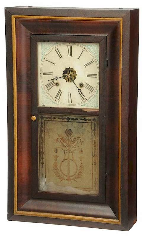 Appraisal: Charleston Classical Shelf Clock th century paper label for retailer