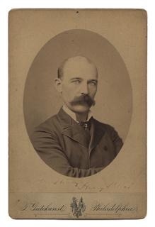 Appraisal: Cabinet Photograph Portrait Inscribed and Signed by Kellar Kellar Harry