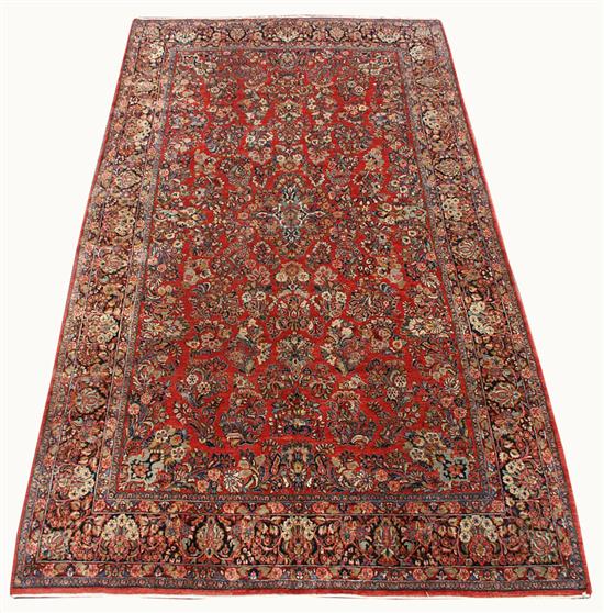 Appraisal: SAROUK CARPET Persia circa feet inches x feet inches