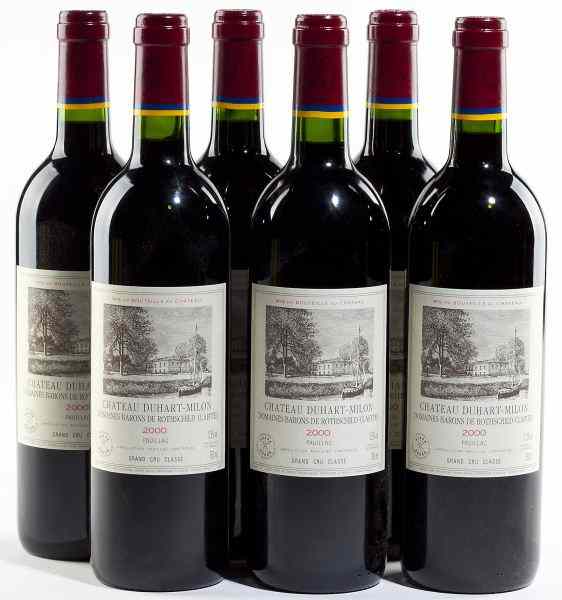 Appraisal: Chateau Duhart-MilonPauillac bottles into neck pts RP Removed from Mr