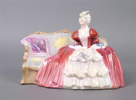 Appraisal: A Royal Doulton Porcelain Figure Width inches