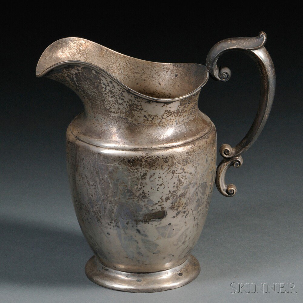 Appraisal: Gorham Sterling Silver Water Pitcher Providence Rhode Island early th