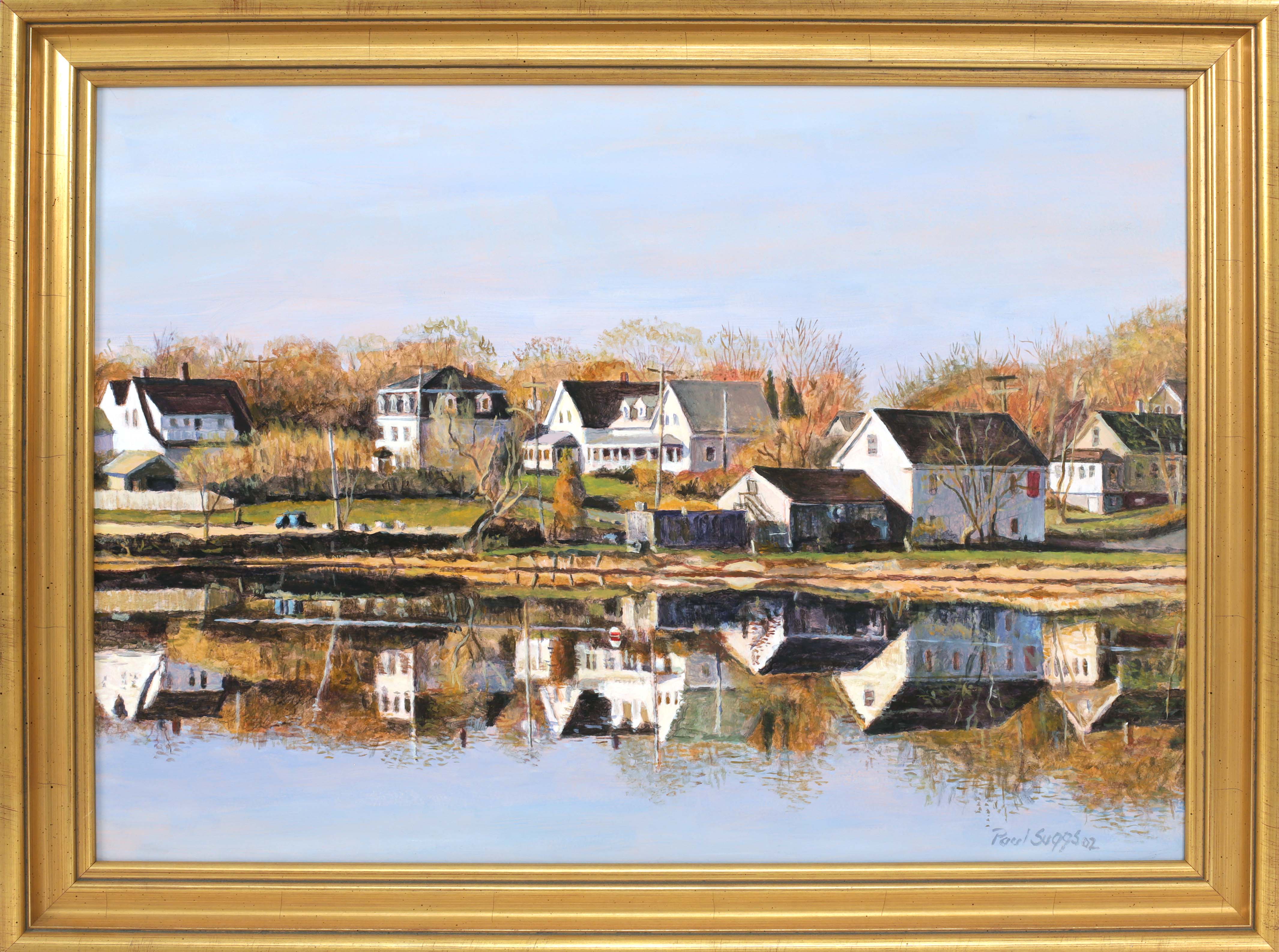 Appraisal: PAUL SUGGSMassachusetts ContemporaryReflections Signed and dated lower right Paul Suggs