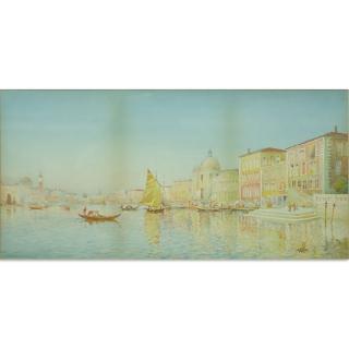 Appraisal: Well Done Watercolor Venice Bears signature A Rossetti lower right