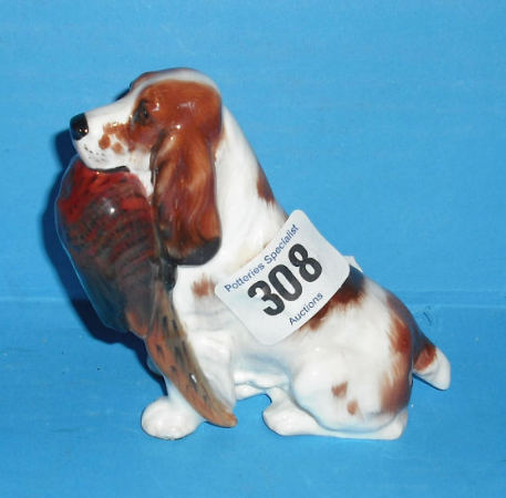 Appraisal: Royal Doulton Miniature Size Cocker Spaniel with Pheasant HN