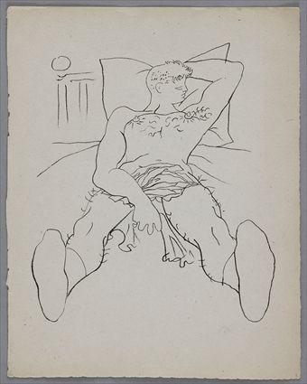 Appraisal: COCTEAU JEAN - EROTIC BLACK AND WHITE LITHOGRAPHS x all