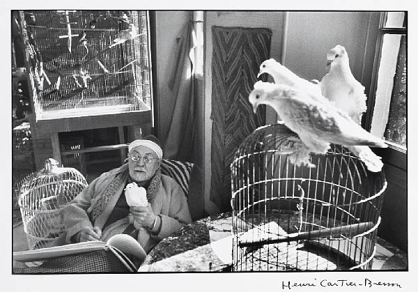 Appraisal: Henri Cartier-Bresson French - Henri Matisse Vence France Gelatin silver