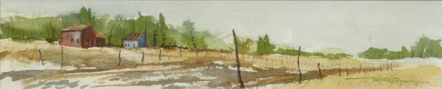 Appraisal: Todd Reifers IN - x Watercolor Signed Lower Right Rural