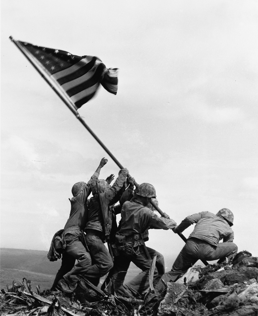 Appraisal: JOE ROSENTHAL - Raising the Flag on Iwo Jima Silver