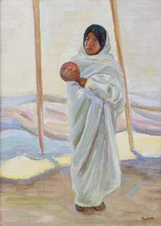 Appraisal: Taos Indian by Bert Geer Phillips Bert Geer Phillips -