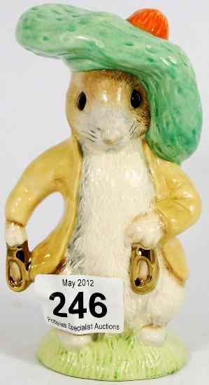 Appraisal: Beswick Large Size Beatrix Potter Figure Benjamin Bunny Gold Version