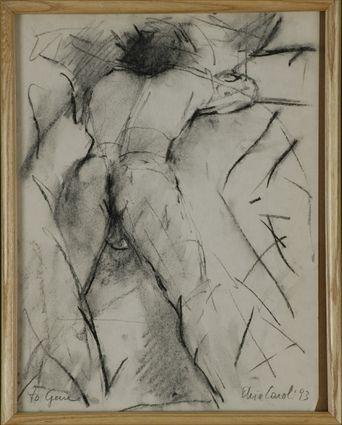 Appraisal: Arianna Carol American th C Nude Figure Pastel on paper