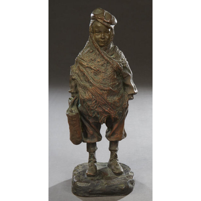 Appraisal: A Cardonat Boy with a Basket th c with an