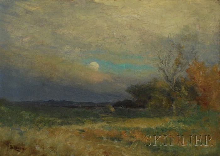 Appraisal: Franklin Benjamin DeHaven American - Marsh Scene at Dusk Signed