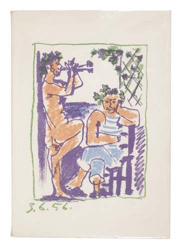 Appraisal: PICASSO PABLO Picasso Peintures Dessins Gravures rares Galerie exhibition catalogue