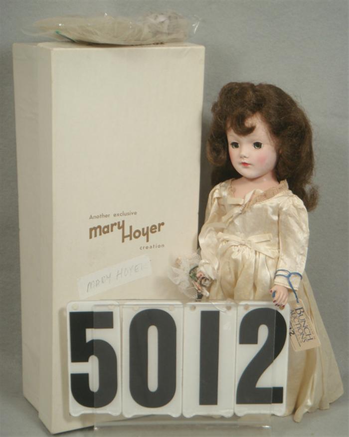 Appraisal: Mary Hoyer bride Doll in original box inches tall all