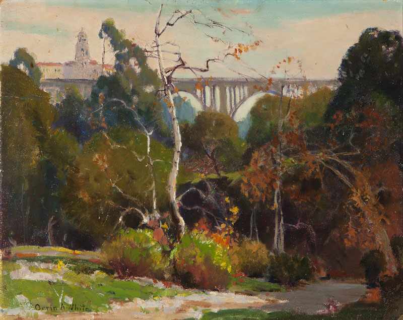 Appraisal: Orrin A White - Pasadena CA Above the Bridge