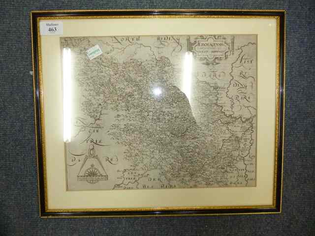 Appraisal: A MAP OF THE WEST RIDING OF YORKSHIRE by Christopher