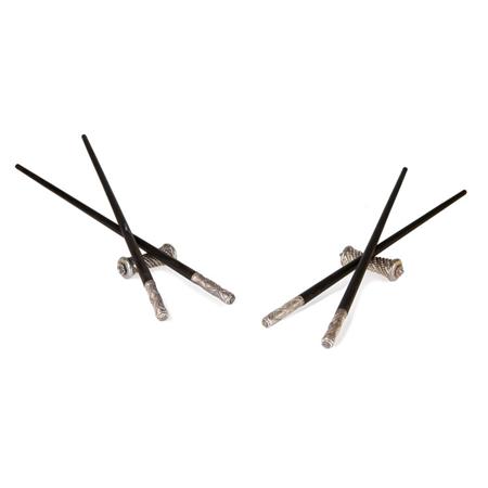 Appraisal: Two Pairs of Christian Lacroix Chopsticks and Rests Estimate -