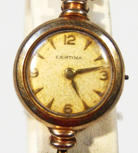 Appraisal: A ladies ct gold cocktail watch the cm dia dial