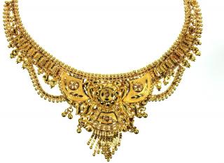 Appraisal: A Ladies Karat Middle Eastern Necklace A Ladies Karat Middle