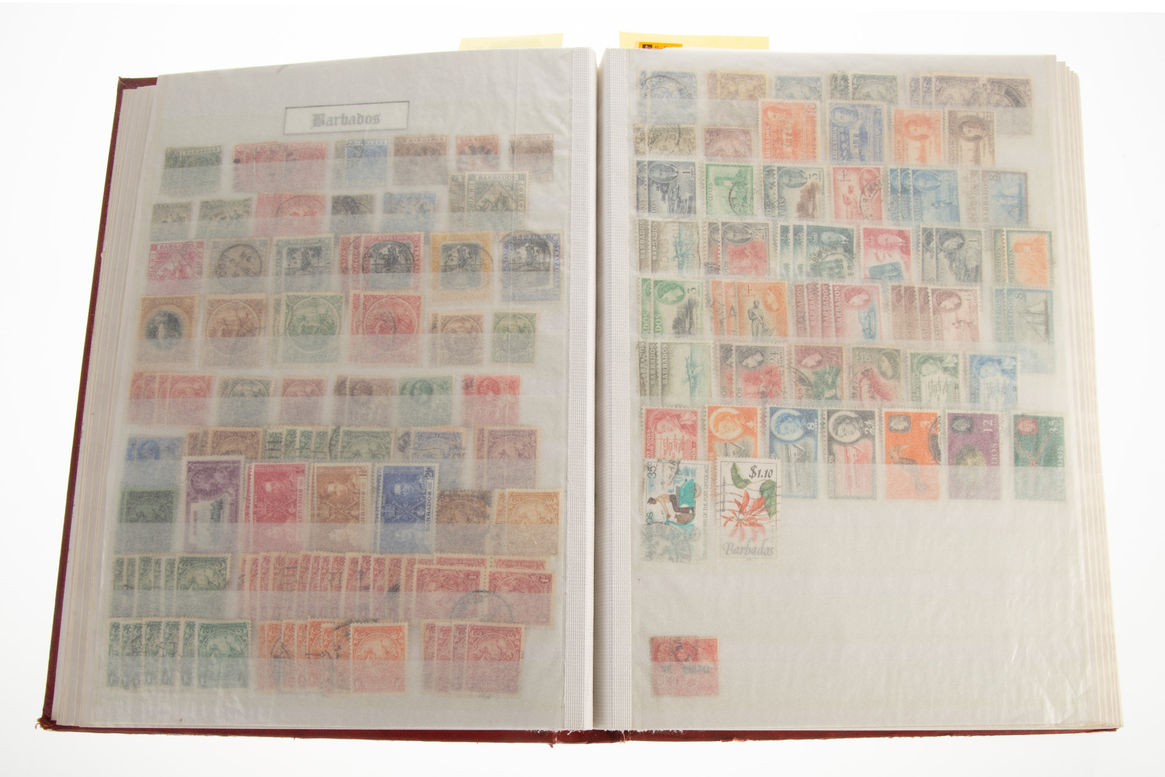 Appraisal: STOCKBOOK OF BRITISH EMPIRE AND COMMONWEALTH STAMPS Including colonies and