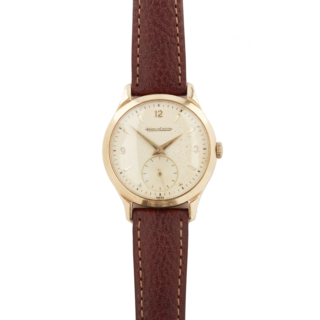 Appraisal: JAEGER LE COULTRE- A gentleman's ct gold cased wrist watch