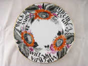 Appraisal: A ceramic Soviet Russian propaganda plate designed by Natalya Grishfeld