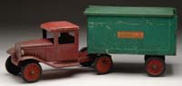 Appraisal: BUDDY L EXPRESS LINE TRACTOR TRAILER From the late s