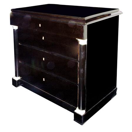 Appraisal: Biedermeier Ebonized Commode Estimate -