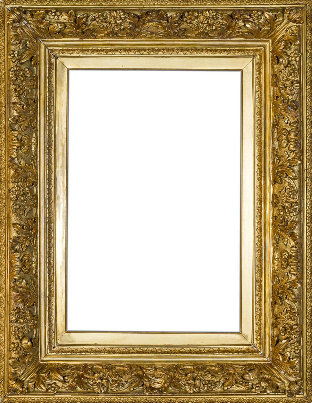 Appraisal: FRAME th Century Frame Rabbet size - x inches Outside