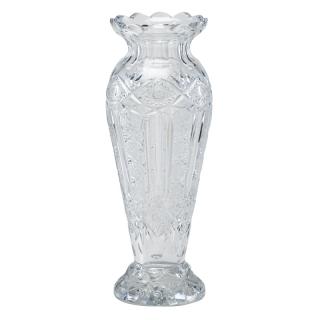 Appraisal: MONUMENTAL CUT GLASS VASE Brilliant period USA early th c