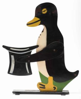 Appraisal: Percy the Penguin Colon Abbott's Magic Novelty Co ca Wooden