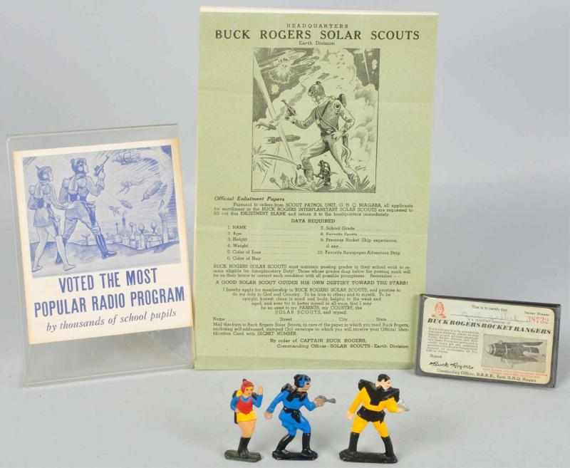 Appraisal: Lot of Vintage Buck Rogers Items Description Circa s to