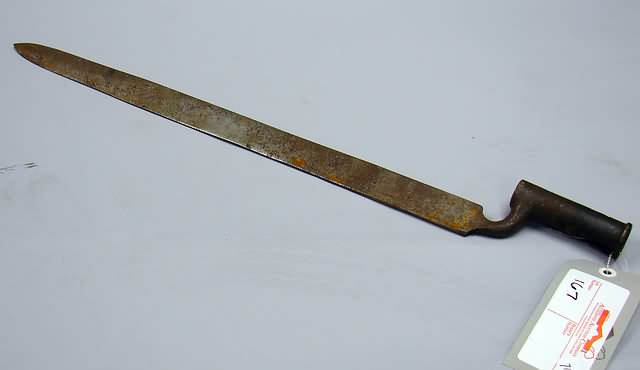 Appraisal: European sword bayonet with socket attachment