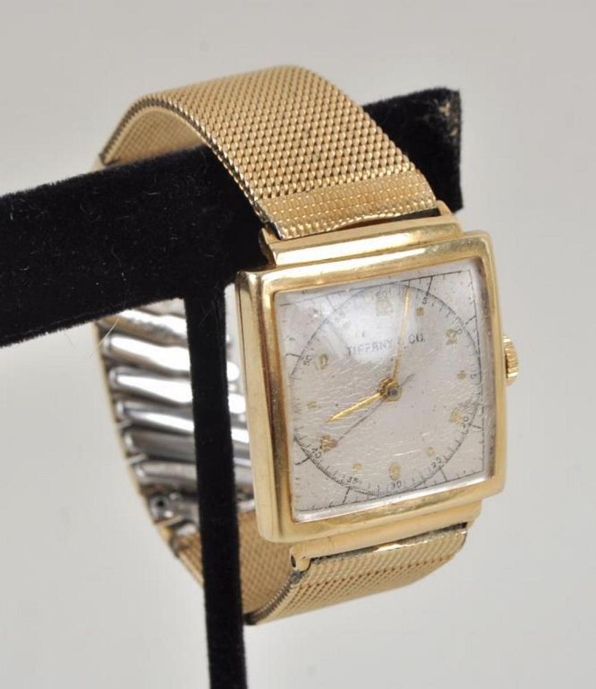 Appraisal: Tiffany Co K Gold Movado Watch with Hadley SS gold