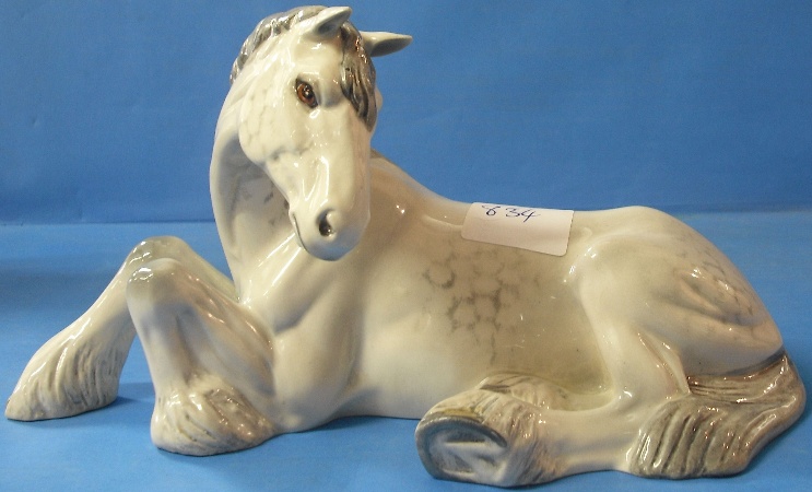 Appraisal: Beswick Grey Shire Mare Lying