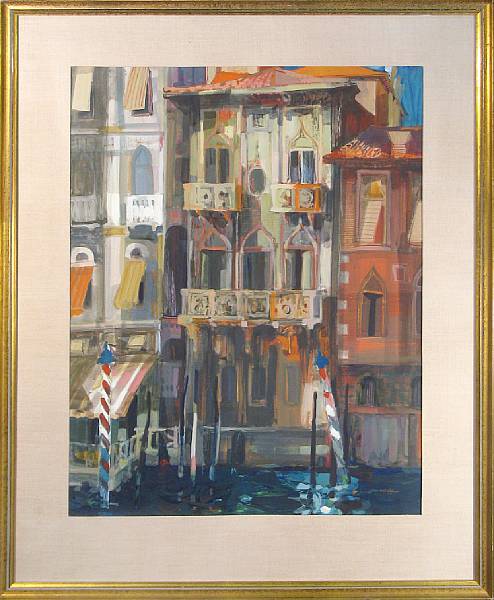 Appraisal: Howard Clapp American - Palacio Desdemona signed 'hclapp' lower right