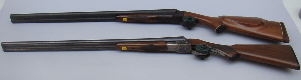 Appraisal: TWO SHOTGUNS Iver Johnson Hercules grade shotgun ga Serial Blued