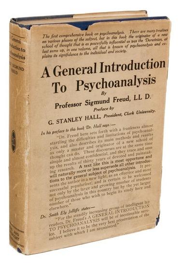 Appraisal: FREUD Sigmund A General Introduction to Pyschoanalysis New York Boni