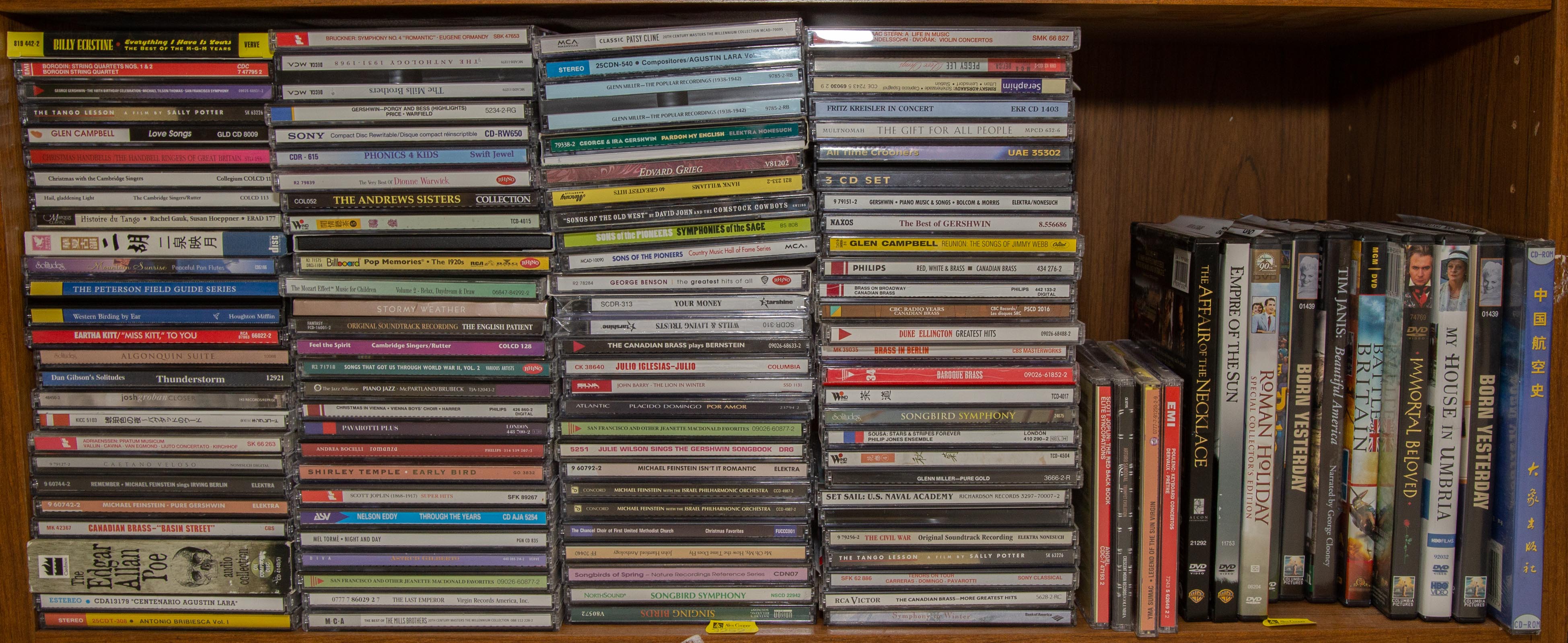 Appraisal: SELECTION OF CDS DVDS Comprising about CDs and DVDs